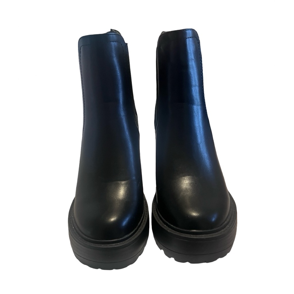 JUSTFAB Rugged Ankle Boot - Black - Picture 6 of 9
